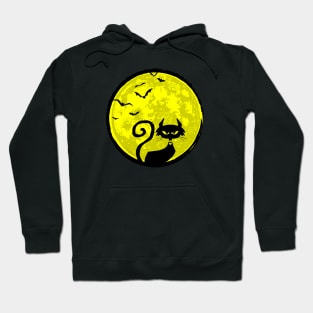 Full Moon Cat Hoodie